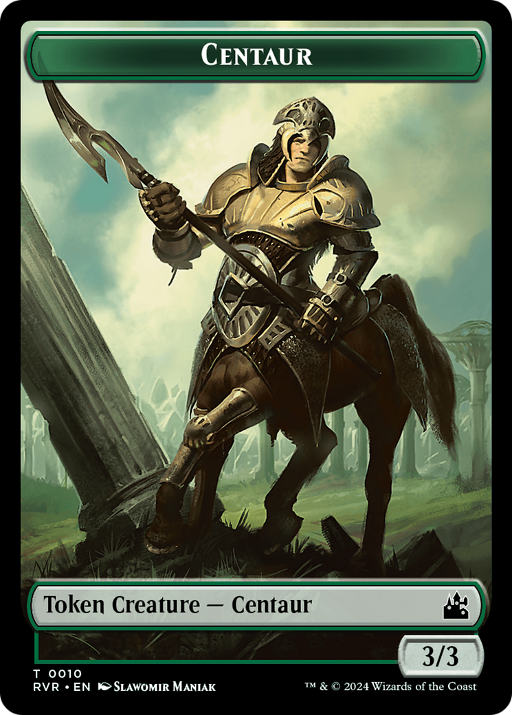 Centaur Token [Ravnica Remastered Tokens] | Card Citadel