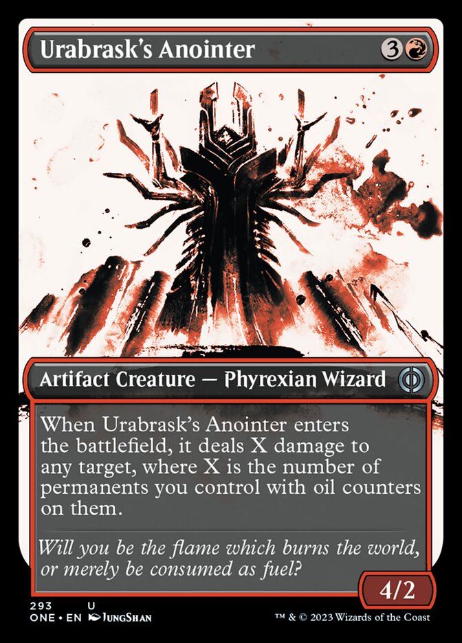 Urabrask's Anointer (Showcase Ichor) [Phyrexia: All Will Be One] | Card Citadel