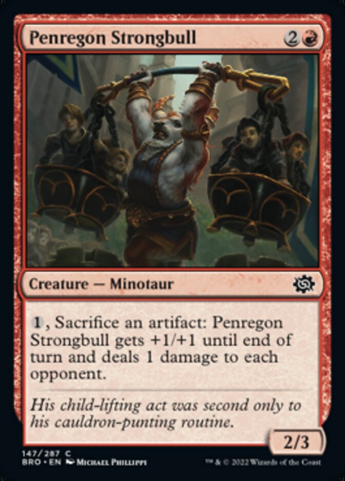 Penregon Strongbull [The Brothers' War] | Card Citadel