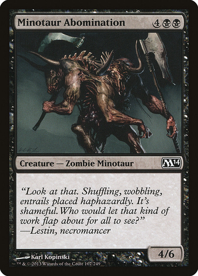 Minotaur Abomination [Magic 2014] | Card Citadel