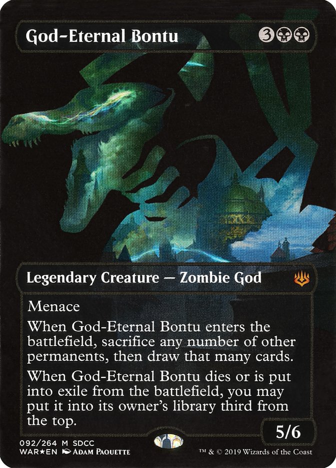 God-Eternal Bontu SDCC 2019 EXCLUSIVE [San Diego Comic-Con 2019] | Card Citadel