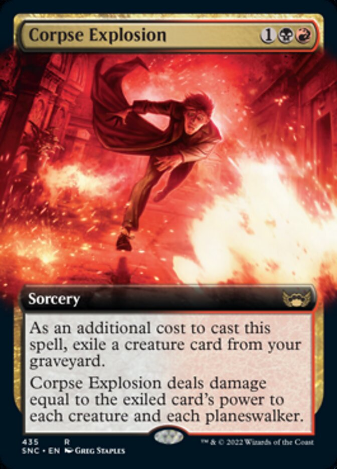 Corpse Explosion (Extended Art) [Streets of New Capenna] | Card Citadel