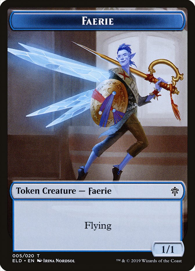 Faerie [Throne of Eldraine Tokens] | Card Citadel