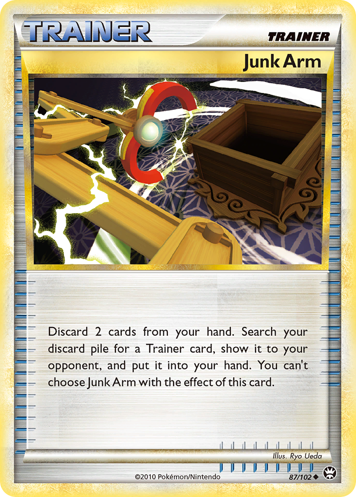 Junk Arm (87/102) [HeartGold & SoulSilver: Triumphant] | Card Citadel