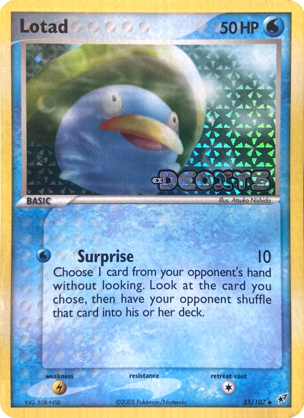 Lotad (35/107) (Stamped) [EX: Deoxys] | Card Citadel