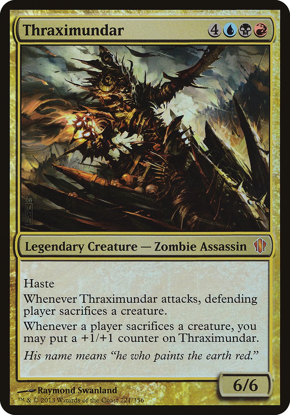 Thraximundar (Commander 2013) [Commander 2013 Oversized] | Card Citadel