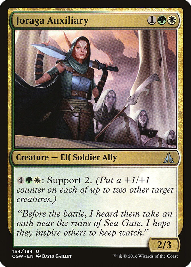 Joraga Auxiliary [Oath of the Gatewatch] | Card Citadel