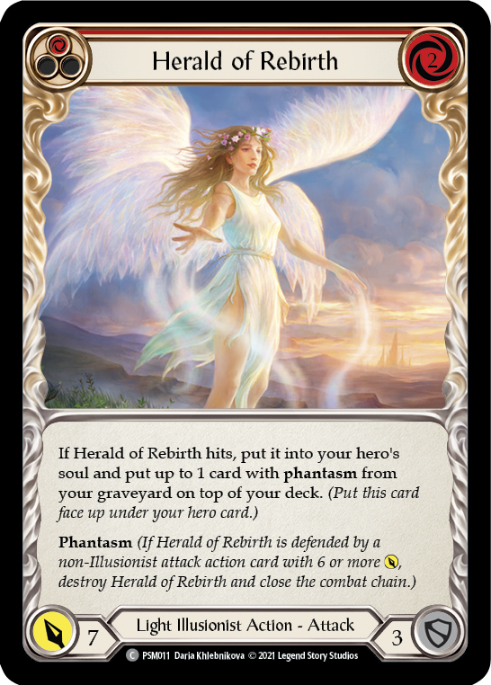 Herald of Rebirth (Red) [PSM011] (Monarch Prism Blitz Deck) | Card Citadel