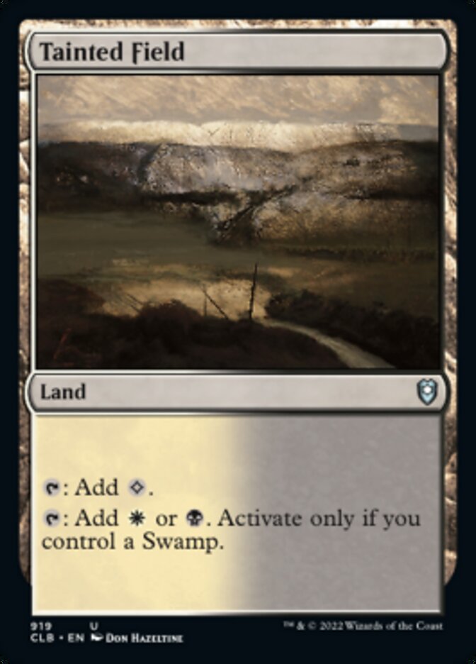 Tainted Field [Commander Legends: Battle for Baldur's Gate] | Card Citadel