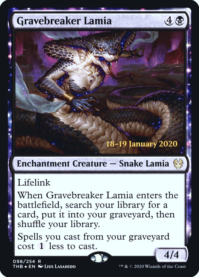 Gravebreaker Lamia [Theros Beyond Death Prerelease Promos] | Card Citadel