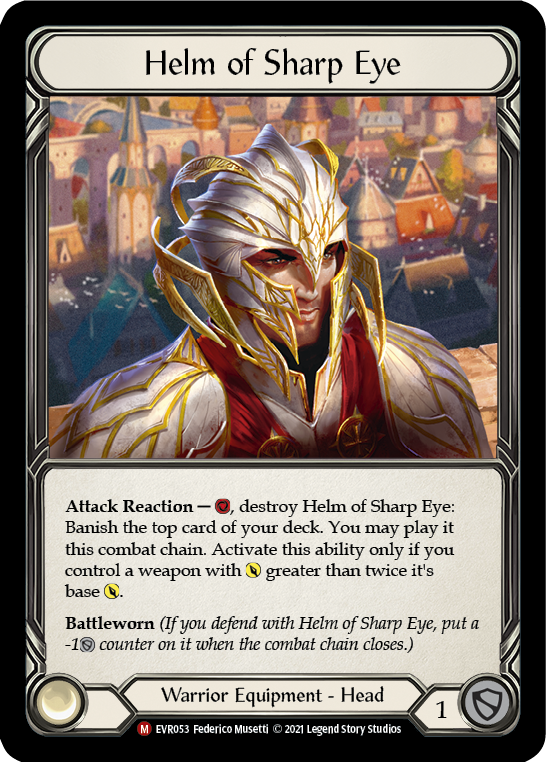 Helm of Sharp Eye [EVR053] (Everfest)  1st Edition Cold Foil | Card Citadel