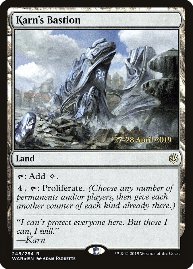 Karn's Bastion  [War of the Spark Prerelease Promos] | Card Citadel