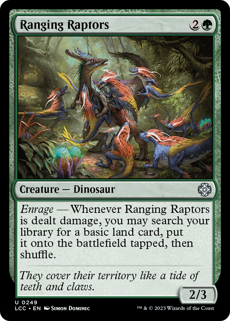 Ranging Raptors [The Lost Caverns of Ixalan Commander] | Card Citadel