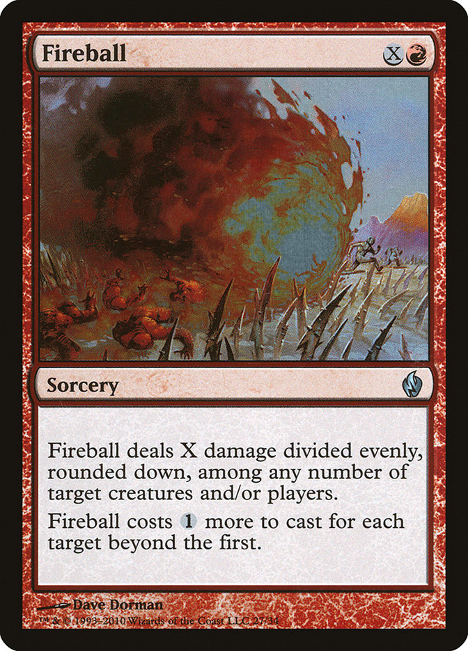 Fireball [Premium Deck Series: Fire and Lightning] | Card Citadel