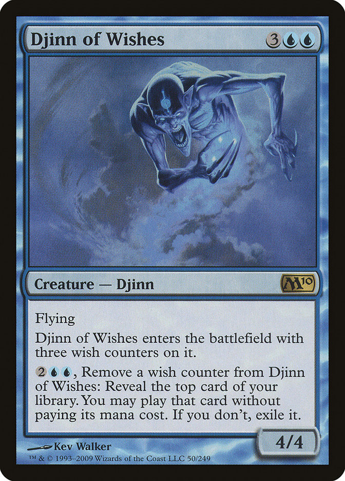 Djinn of Wishes [Magic 2010] | Card Citadel