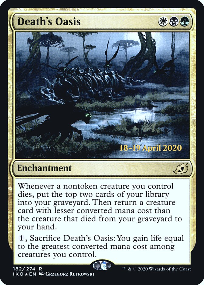 Death's Oasis  [Ikoria: Lair of Behemoths Prerelease Promos] | Card Citadel