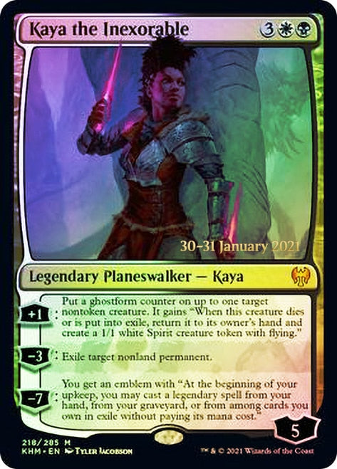 Kaya the Inexorable  [Kaldheim Prerelease Promos] | Card Citadel