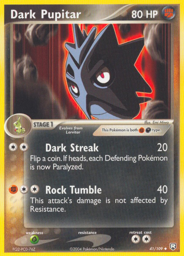 Dark Pupitar (41/109) [EX: Team Rocket Returns] | Card Citadel
