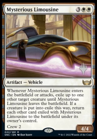 Mysterious Limousine (Promo Pack) [Streets of New Capenna Promos] | Card Citadel