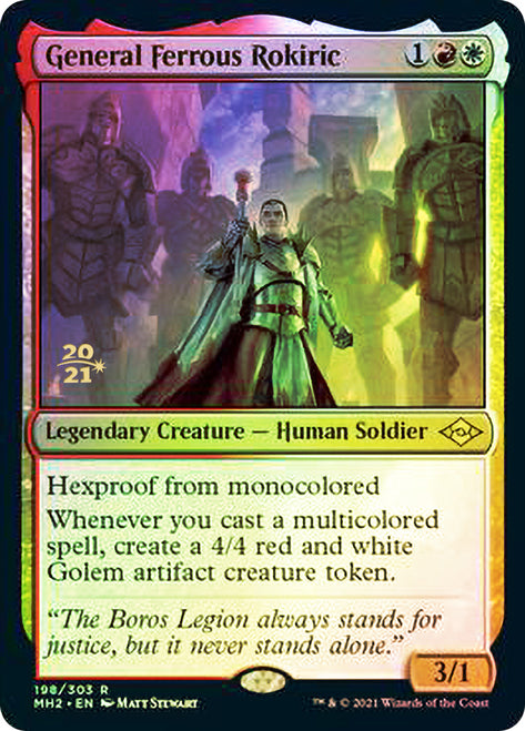 General Ferrous Rokiric [Modern Horizons 2 Prerelease Promos] | Card Citadel