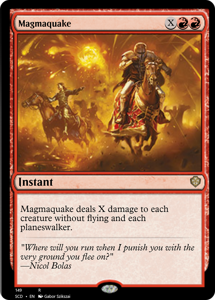 Magmaquake [Starter Commander Decks] | Card Citadel