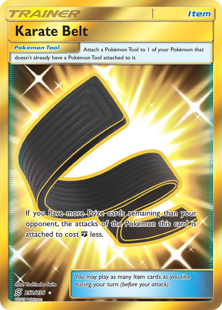 Karate Belt (252/236) [Sun & Moon: Unified Minds] | Card Citadel