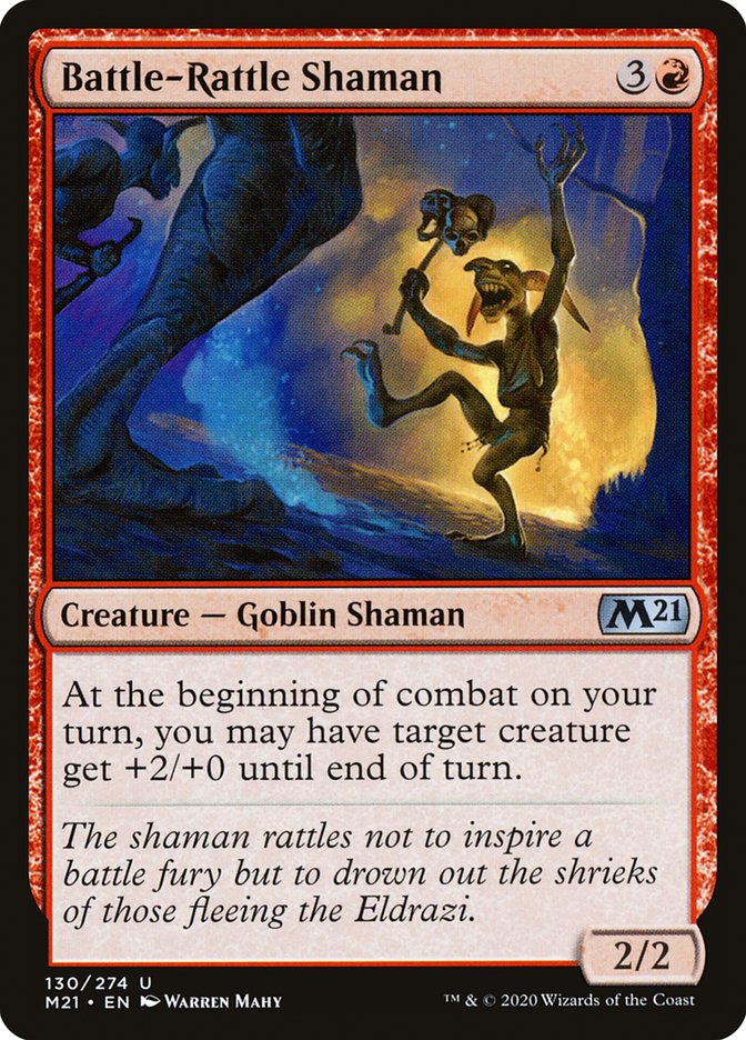 Battle-Rattle Shaman [Core Set 2021] | Card Citadel