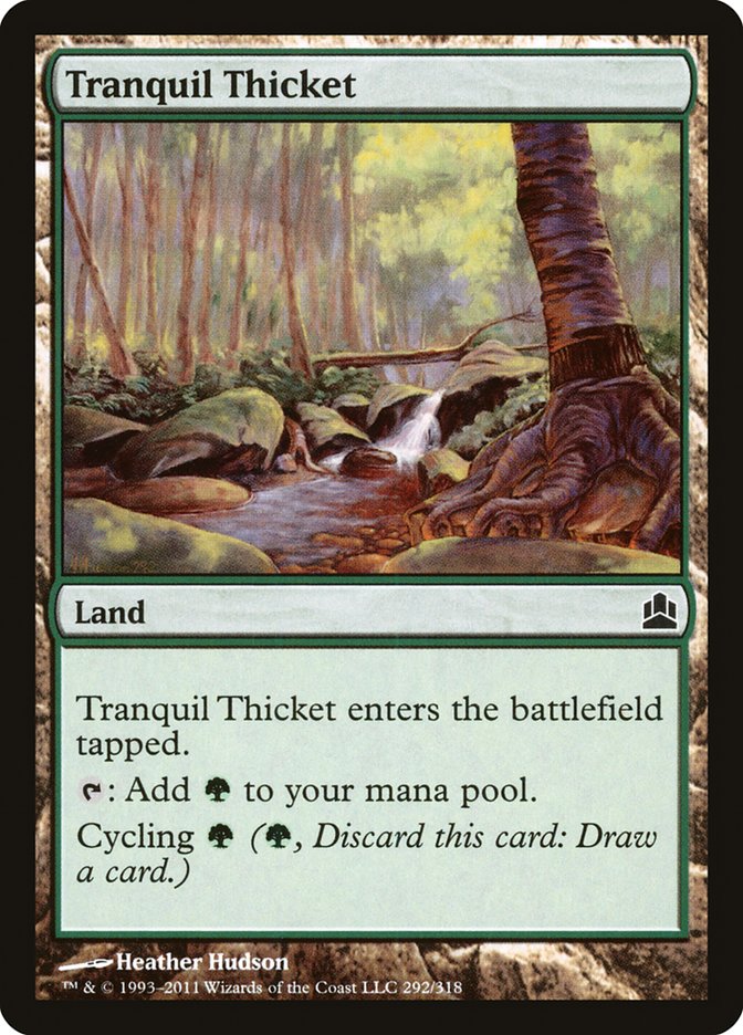 Tranquil Thicket [Commander 2011] | Card Citadel