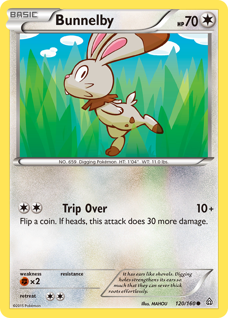 Bunnelby (120/160) [XY: Primal Clash] | Card Citadel