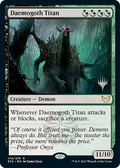 Daemogoth Titan (Promo Pack) [Strixhaven: School of Mages Promos] | Card Citadel