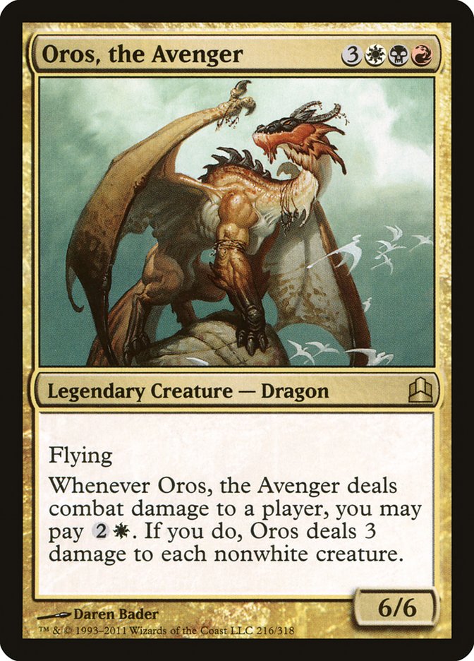 Oros, the Avenger [Commander 2011] | Card Citadel