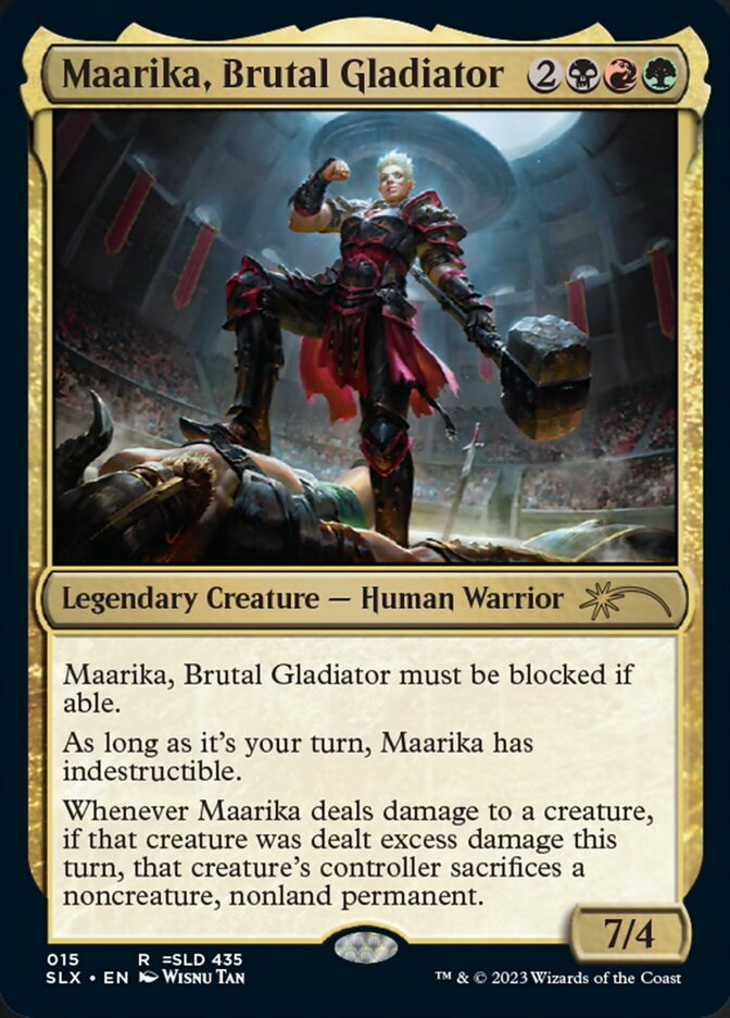 Maarika, Brutal Gladiator [Secret Lair: Universes Within] | Card Citadel