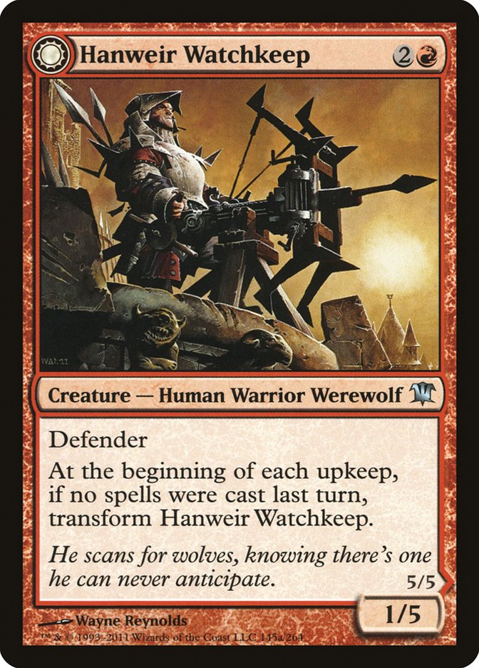 Hanweir Watchkeep // Bane of Hanweir [Innistrad] | Card Citadel