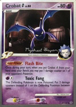 Crobat G LV.44 (47/127) (Happy Luck - Mychael Bryan) [World Championships 2010] | Card Citadel