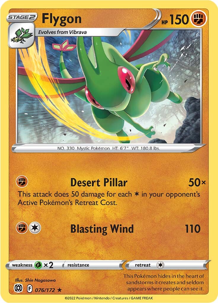 Flygon (076/172) [Sword & Shield: Brilliant Stars] | Card Citadel