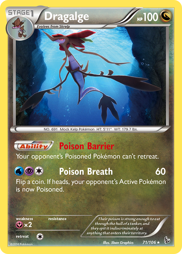 Dragalge (71/106) [XY: Flashfire] | Card Citadel