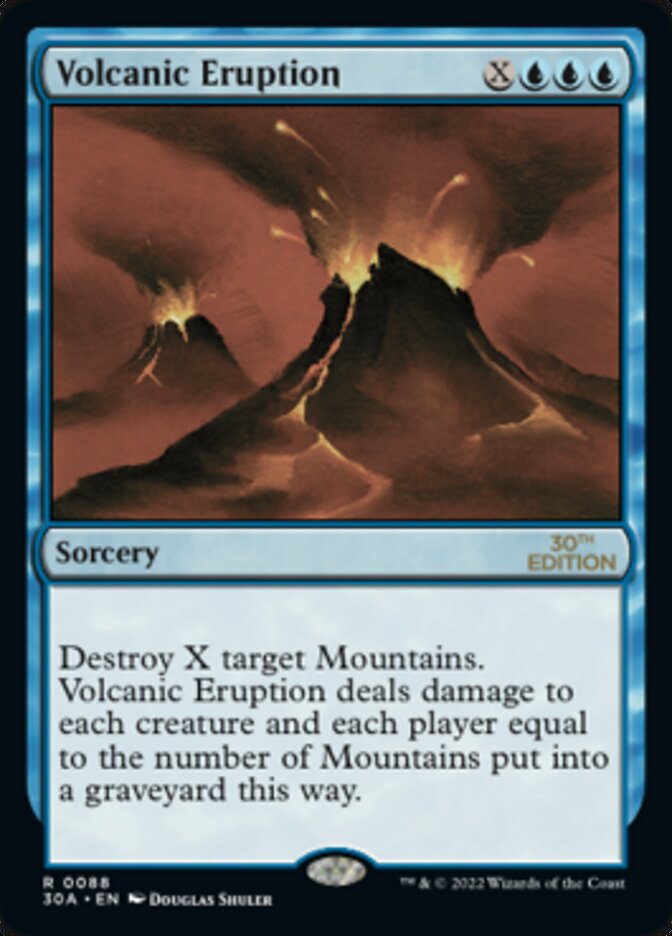 Volcanic Eruption [30th Anniversary Edition] | Card Citadel