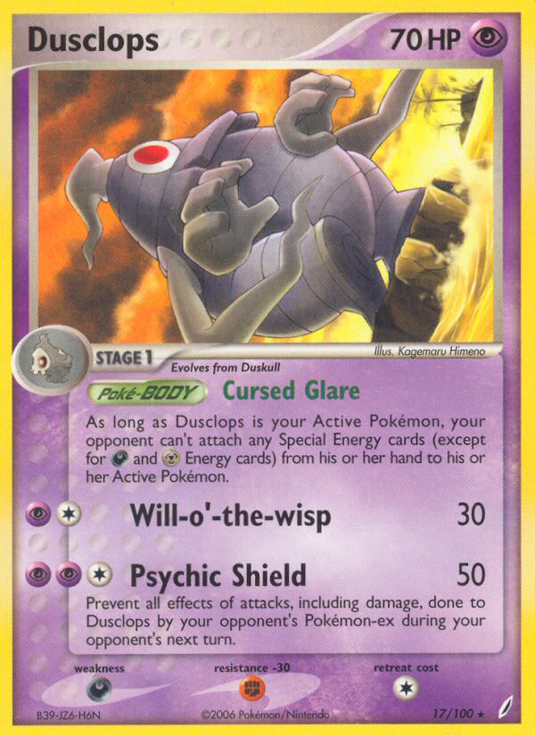 Dusclops (17/100) [EX: Crystal Guardians] | Card Citadel