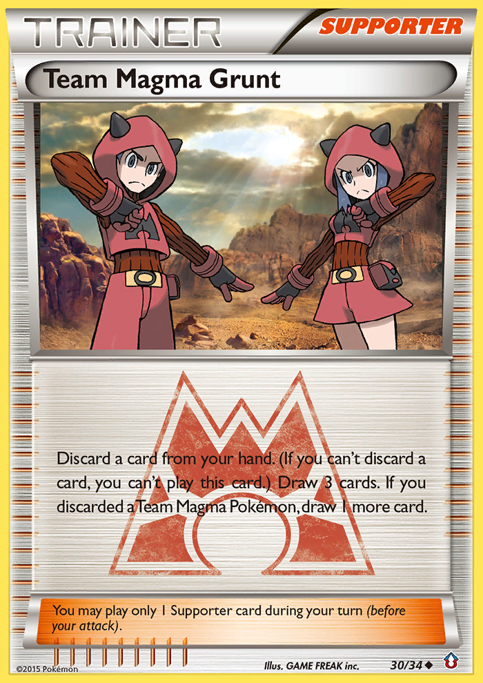 Team Magma Grunt (30/34) [XY: Double Crisis] | Card Citadel