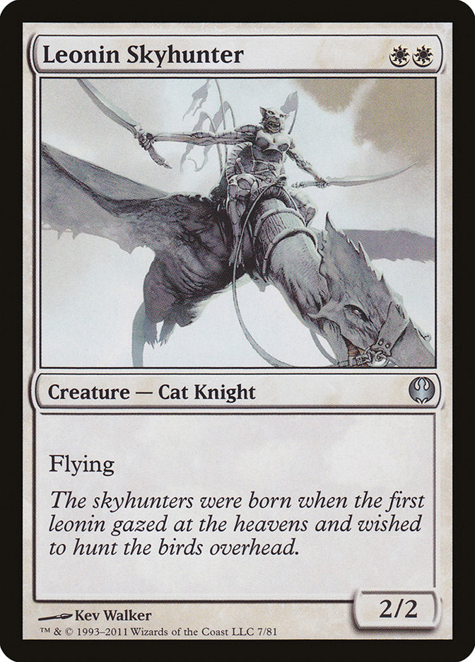 Leonin Skyhunter [Duel Decks: Knights vs. Dragons] | Card Citadel