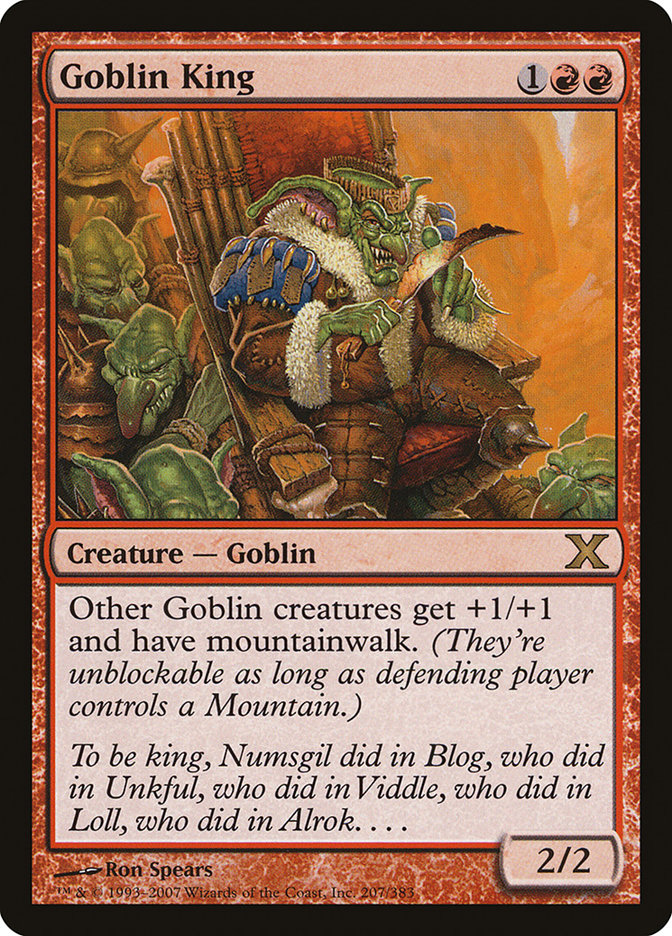 Goblin King [Tenth Edition] | Card Citadel