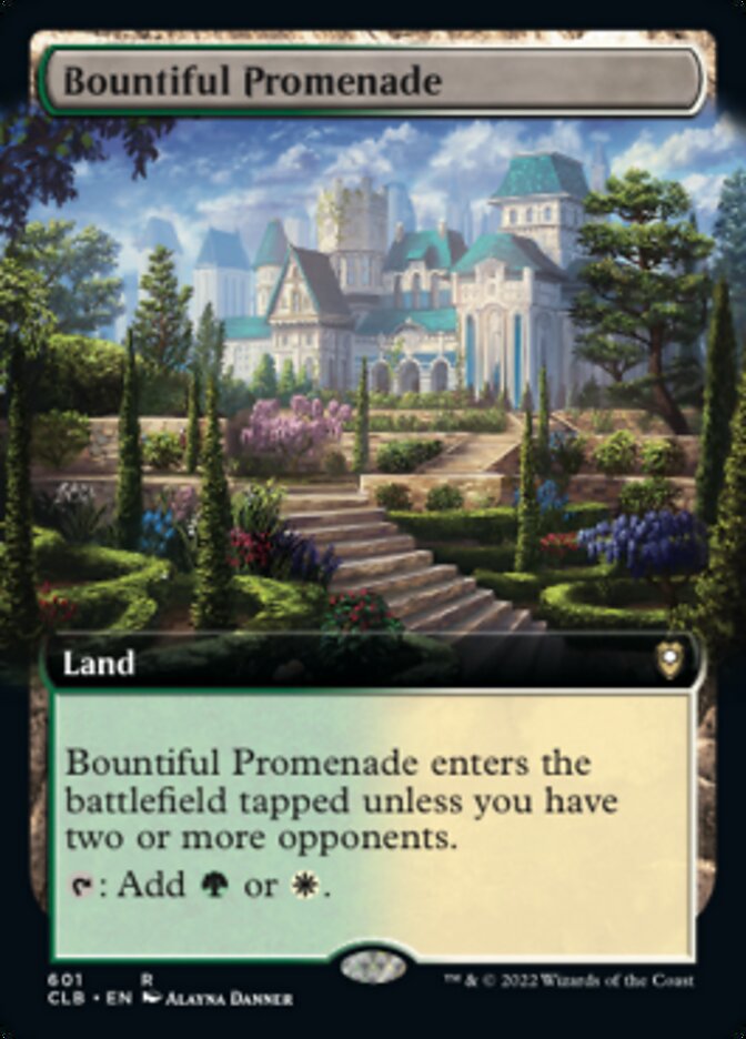Bountiful Promenade (Extended Art) [Commander Legends: Battle for Baldur's Gate] | Card Citadel