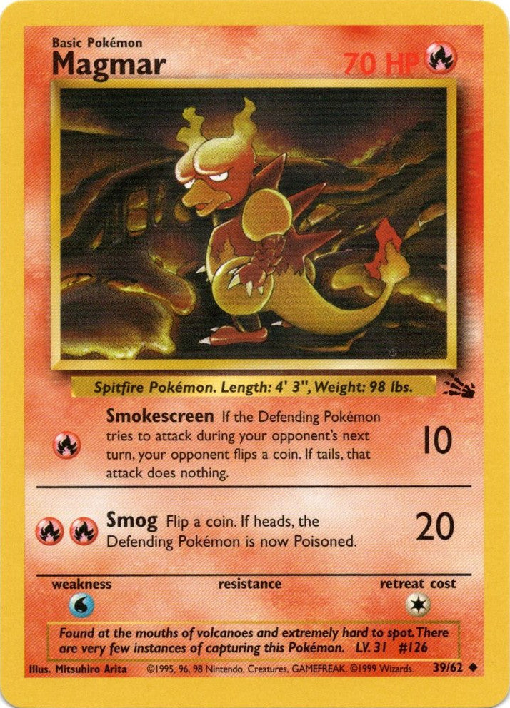 Magmar (39/62) [Fossil Unlimited] | Card Citadel