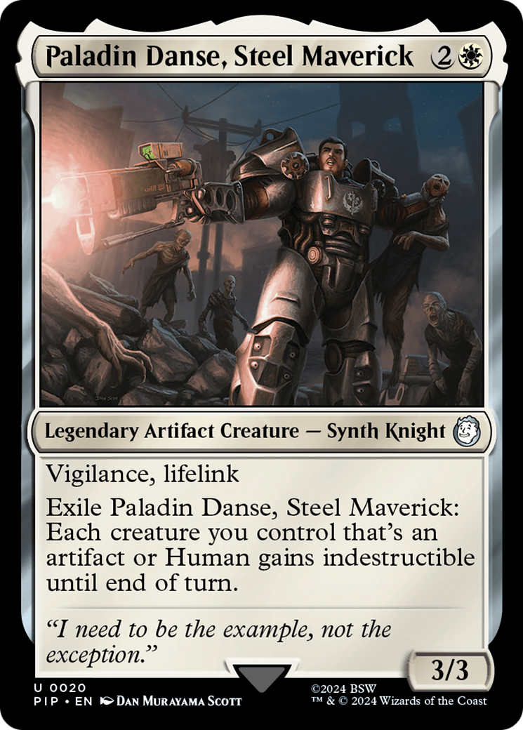 Paladin Danse, Steel Maverick [Fallout] | Card Citadel