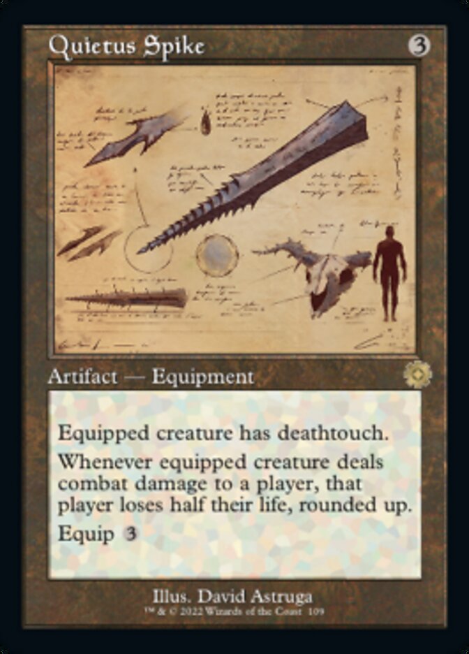 Quietus Spike (Retro Schematic) [The Brothers' War Retro Artifacts] | Card Citadel
