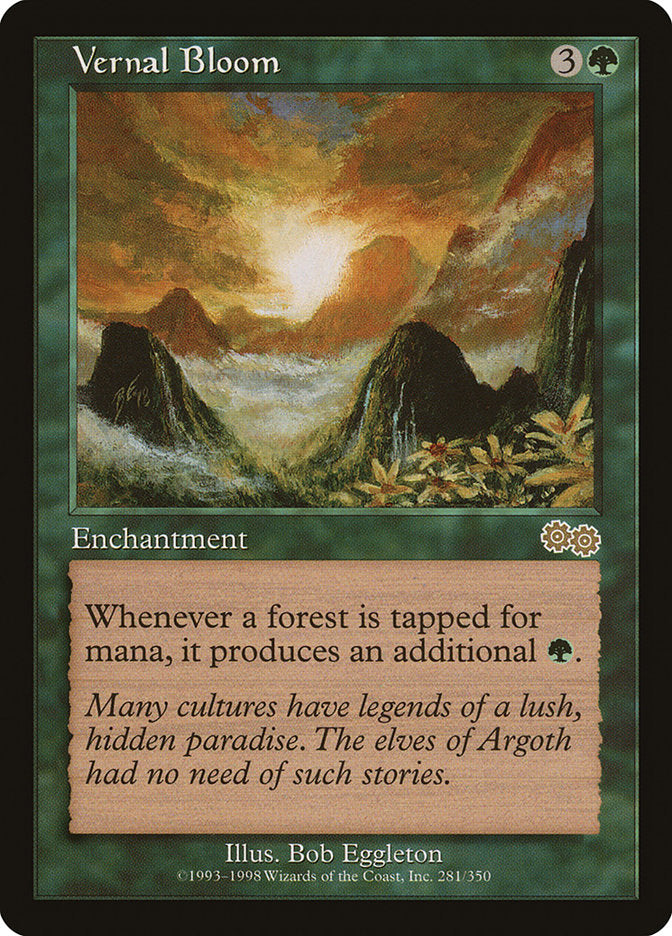 Vernal Bloom [Urza's Saga] | Card Citadel