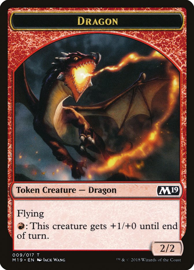 Dragon (009/017) [Core Set 2019 Tokens] | Card Citadel
