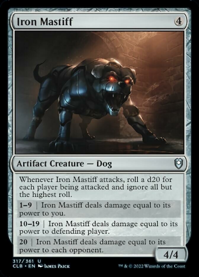 Iron Mastiff [Commander Legends: Battle for Baldur's Gate] | Card Citadel