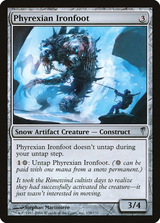 Phyrexian Ironfoot [Coldsnap] | Card Citadel