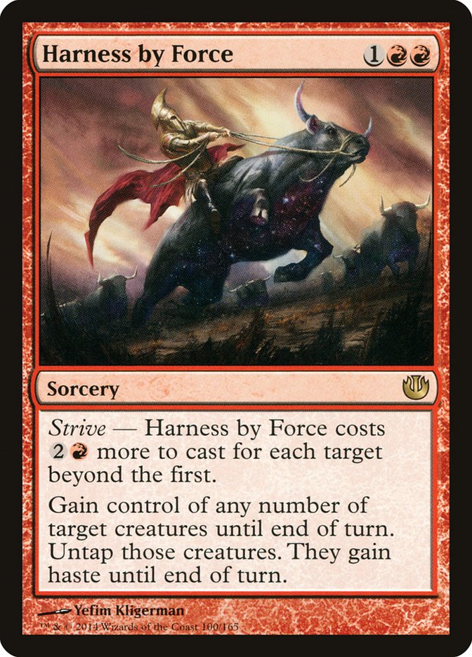 Harness by Force [Journey into Nyx] | Card Citadel